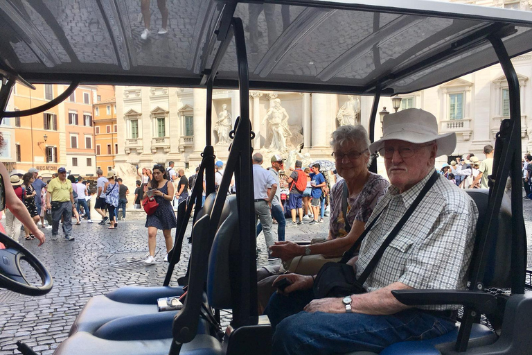 Roma: tour notturno di 2 ore in golf cart