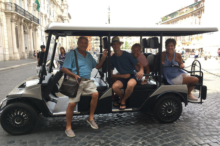 Roma: tour notturno di 2 ore in golf cart