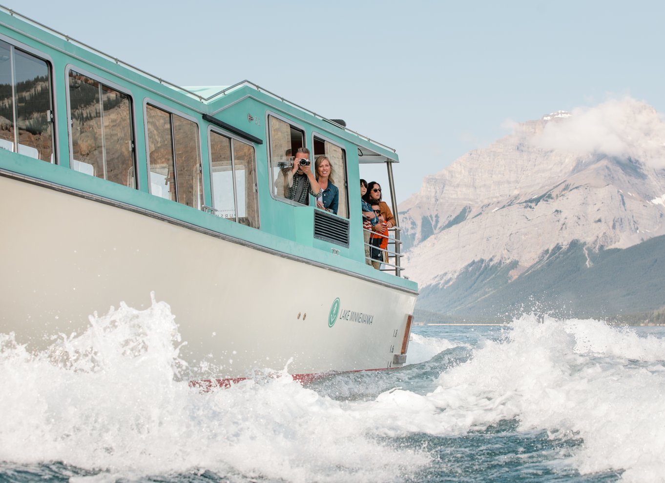 Banff: Krydstogt på Lake Minnewanka