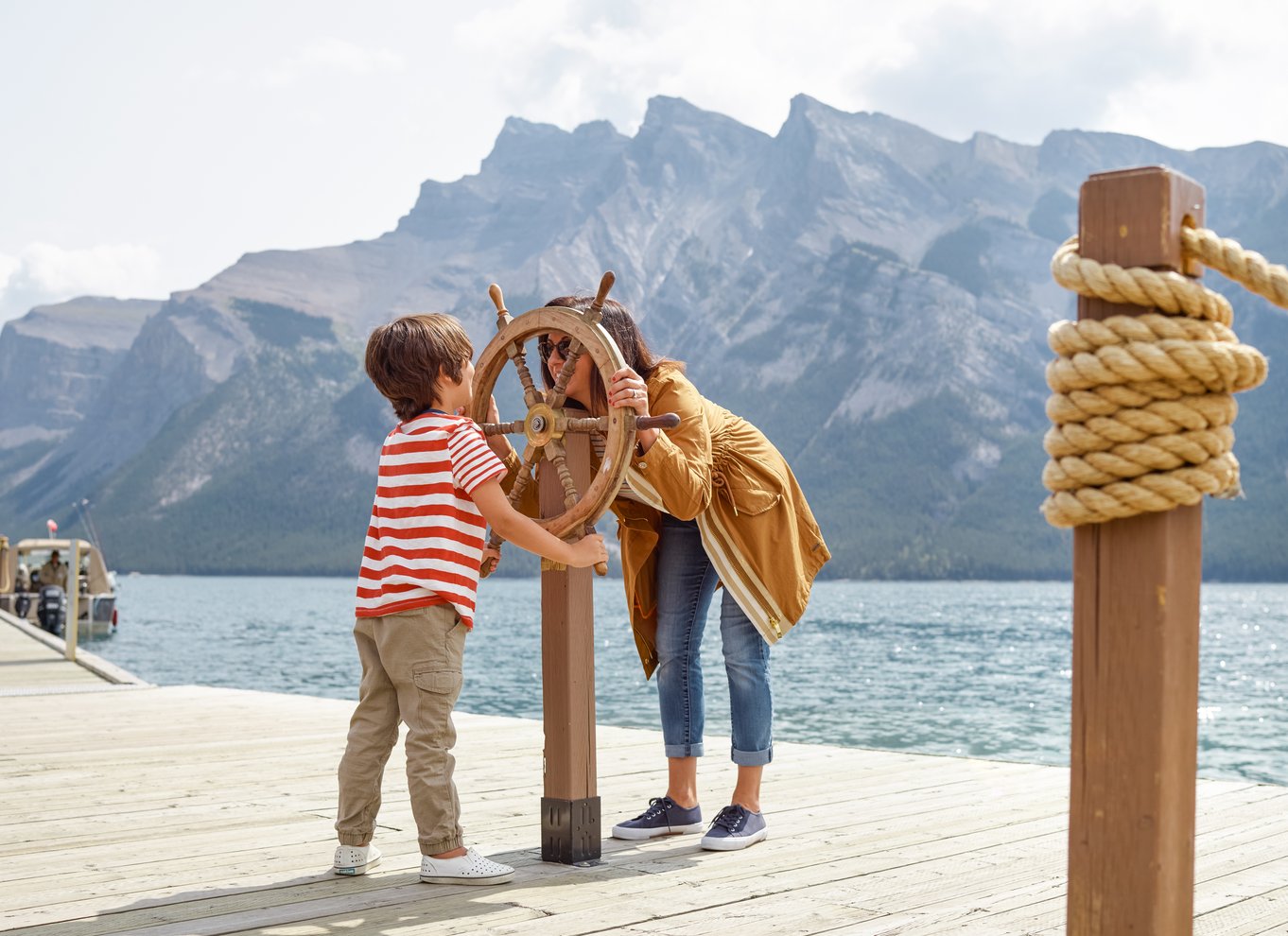 Banff: Krydstogt på Lake Minnewanka