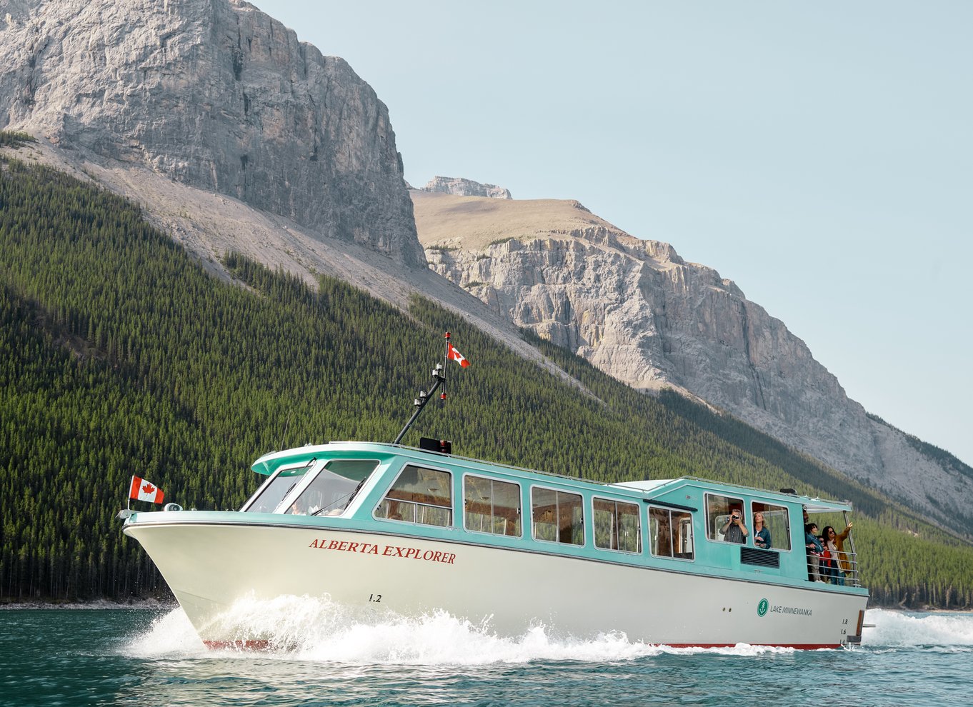 Banff: Krydstogt på Lake Minnewanka