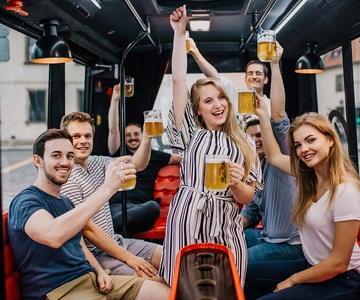 Praha: Party-ølbuss