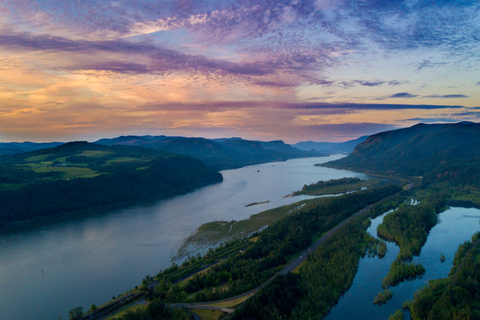 Portland: schilderachtige luchttour Multnomah Falls