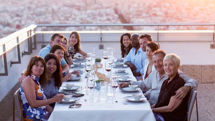 ciutat de les arts i les ciències wijn tapas op het dak
