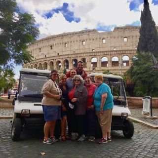Rome: Private Golf Cart Tour with Fast-Track Colosseum Tour
