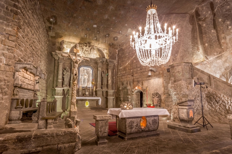 Vanuit Krakau: tour Wieliczka-zoutmijnTour in het Engels met ophaalservice bij je hotel