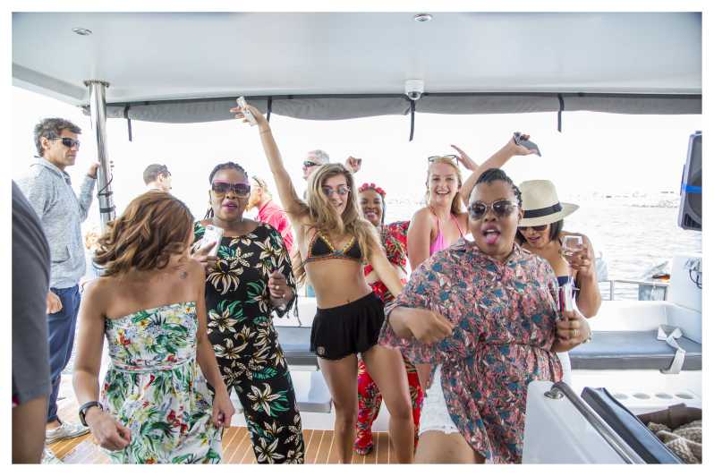 summer yacht party in cape town