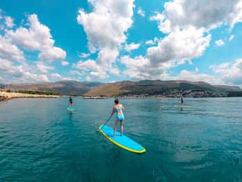 Split: Stand-Up-Paddling auf dem Fluss und der Adria
