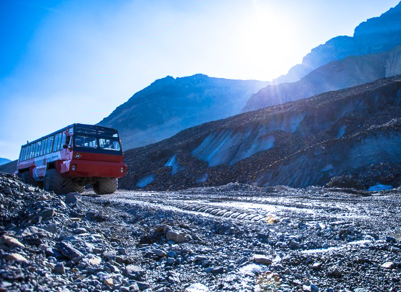 Jasper: Columbia Icefield Skywalk og Ice Explorer billet