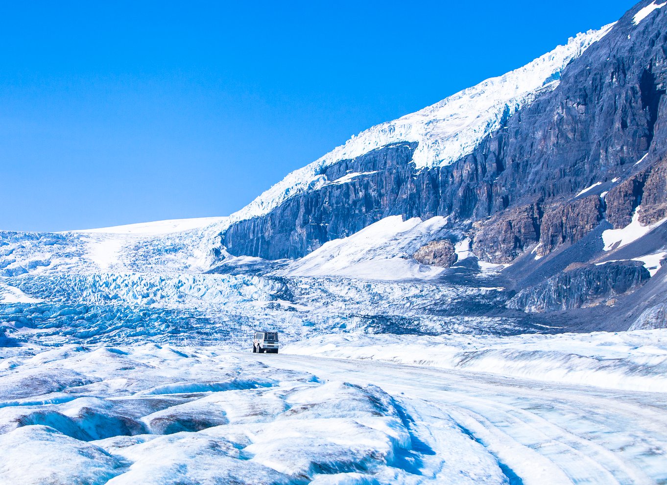 Jasper: Columbia Icefield Skywalk og Ice Explorer billet