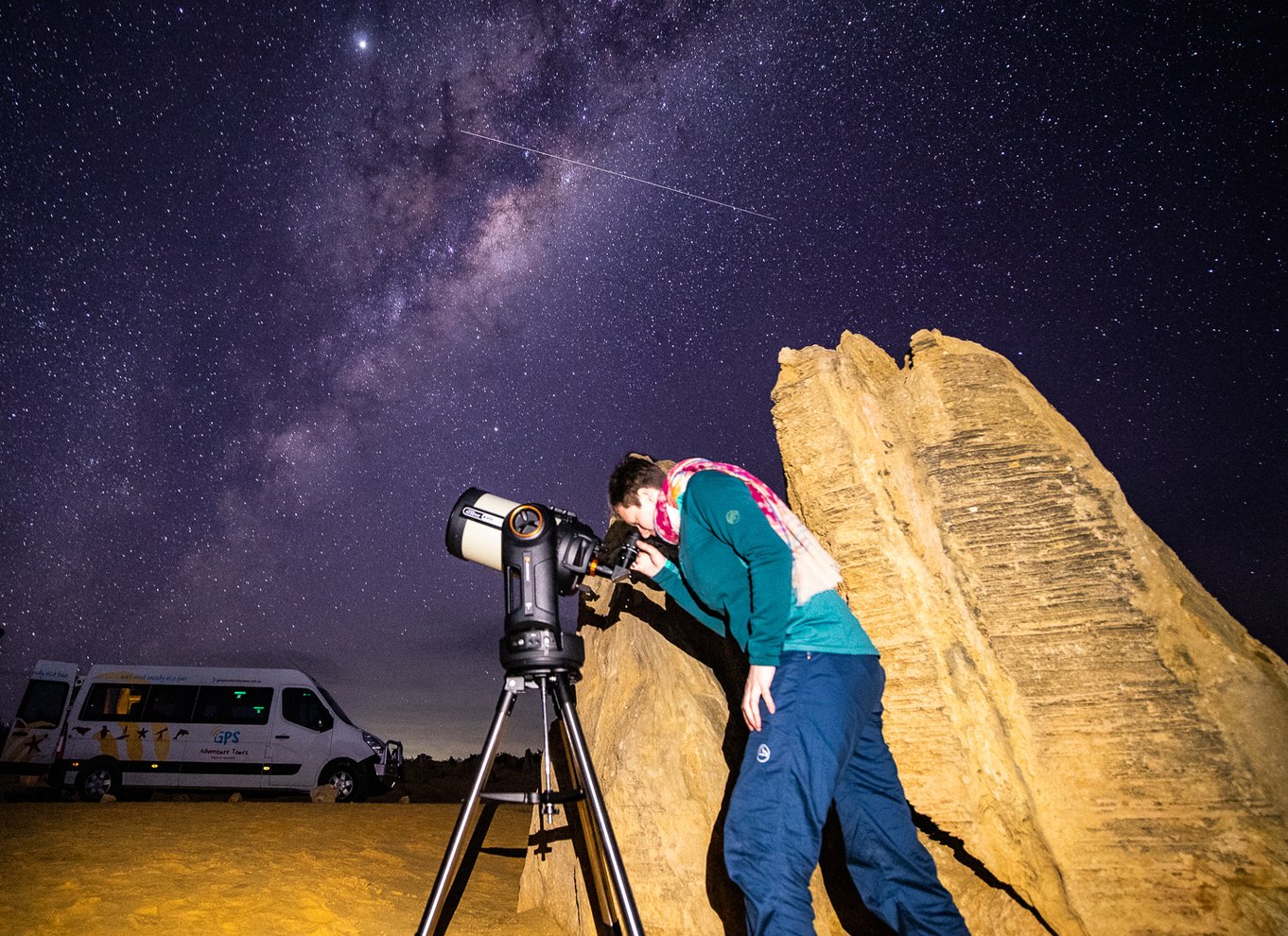 Fra Perth: The Pinnacles Desert Sunset and Star-Gazing Tour