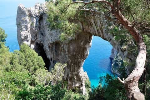 From Sorrento: Capri & Jeranto Bay Full-Day Group Tour