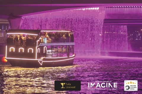 Dubai: Luxury Canal Dinner Cruise with Optional Transfers
