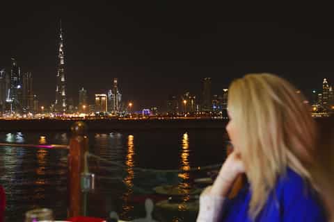Dubai: Luxury Canal Dinner Cruise with Optional Transfers