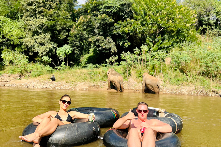 Chiangmai Halbtagestour - Wasserfall & Tubing