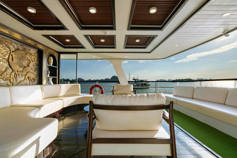 From Hanoi: Ha Long Bay Private Charter VIP Cruise| Luxury Sharing Transfer + Premium Day Cruise (Non-Charter)