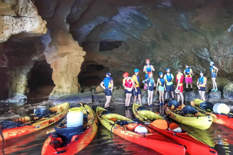 Dénia: Excursión en kayak por la Cova Tallada