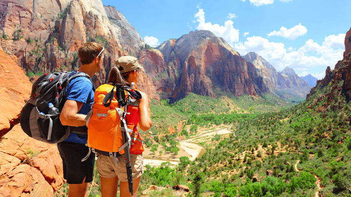 from vegas zion national park luxury bus tour with lunch