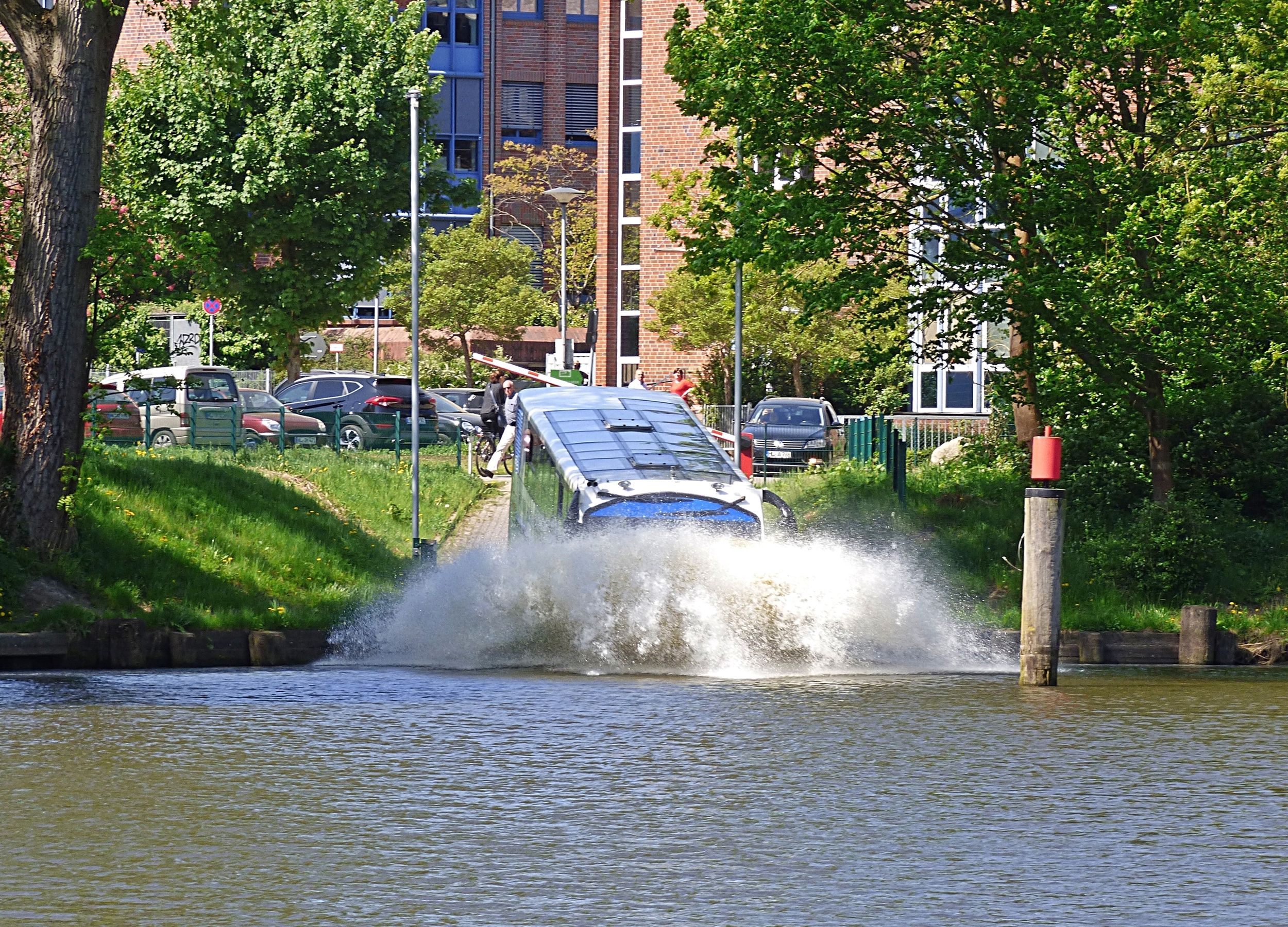Lübeck: 1-stündige Splash Bus Stadtführung