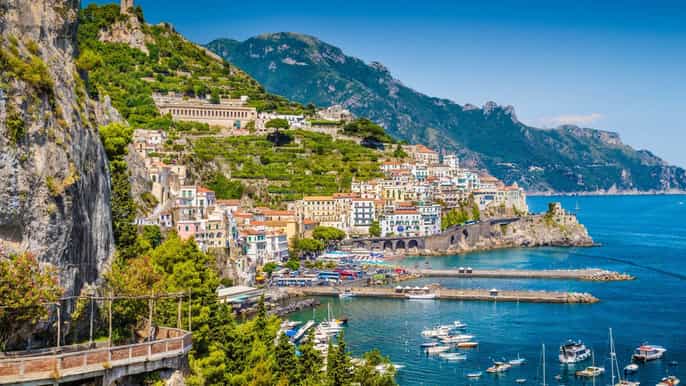 from sorrento amalfi and positano fullday shared boat tour