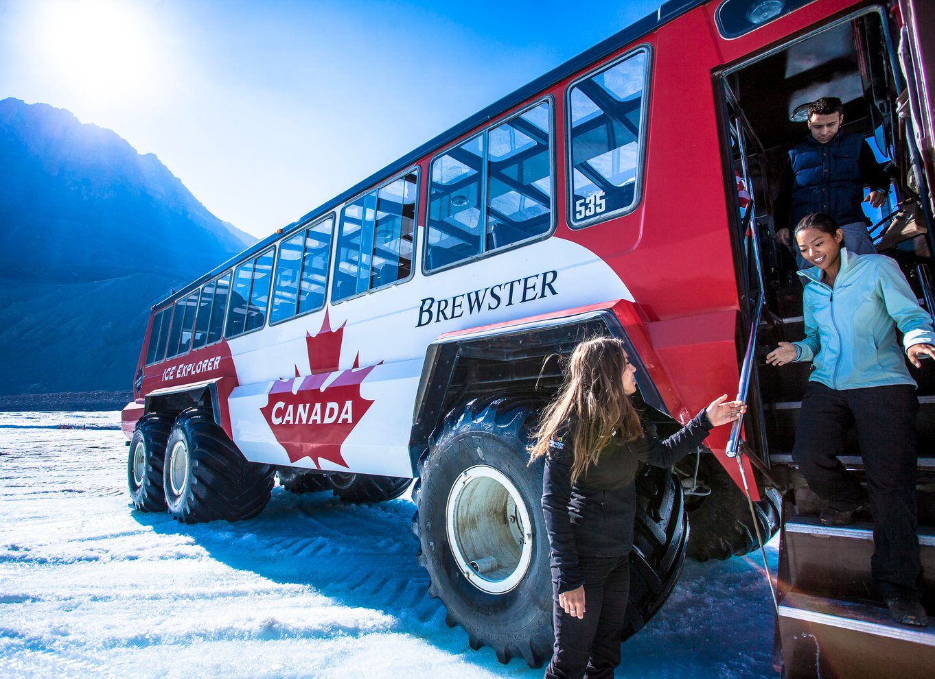 Jasper: Columbia Icefield Skywalk og Ice Explorer billet