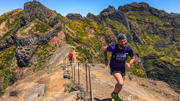 from funchal the peaks quest running tour (moderatehard)