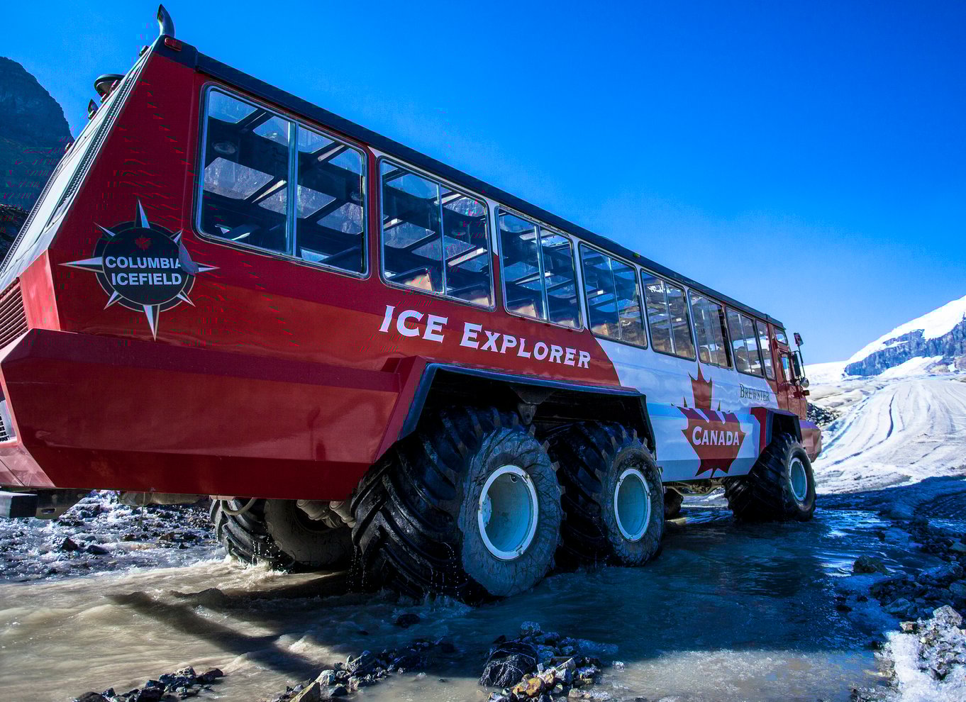 Jasper: Columbia Icefield Skywalk og Ice Explorer billet