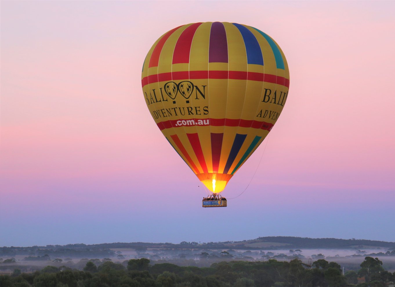 Barossa Valley: Flyvetur i varmluftsballon