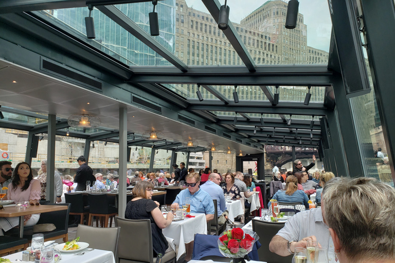 Chicago: Crociera fluviale con Brunch, Pranzo o Cena GourmetCrociera con pranzo