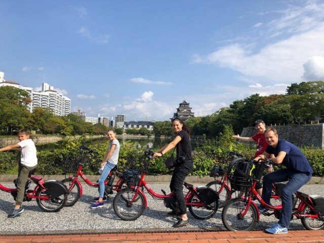 Visit Hiroshima City Reconstruction History E-Bike Tour in Miyajima