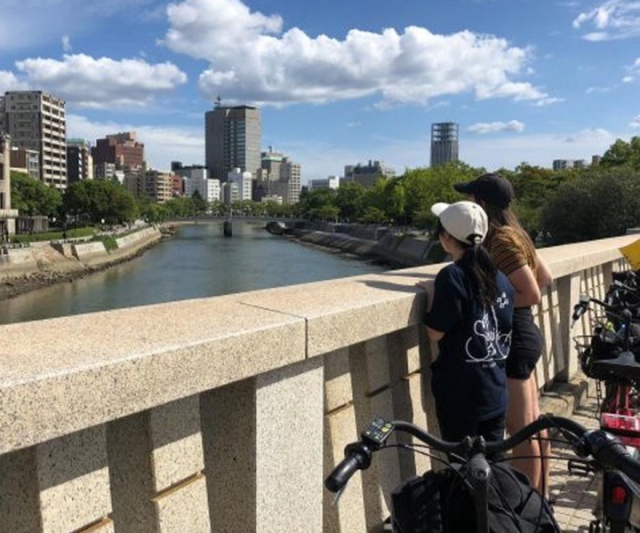 Tour della pace in bicicletta di Hiroshima con guida locale
