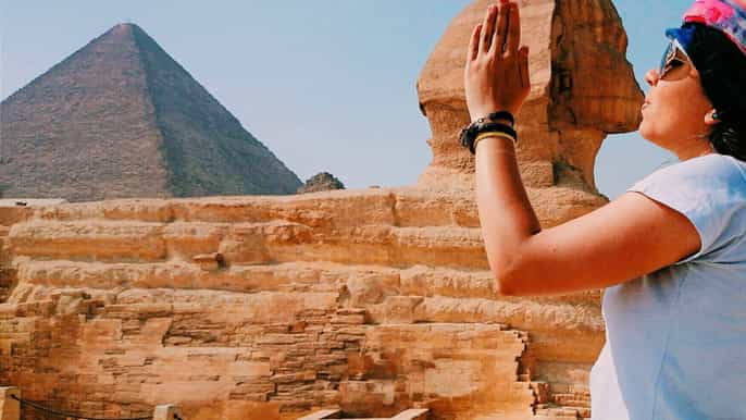 fra hurghada dagstur til kairo med fly inklusive omvisning