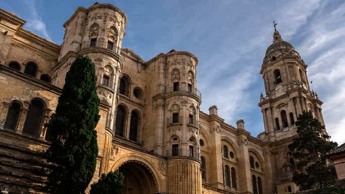 málaga 2timers tur i det historiske sentrum og katedralen