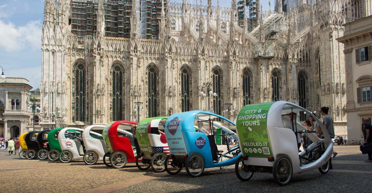 Milan: 2-Hour Rickshaw Sightseeing Tour