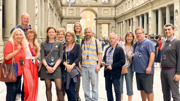 florença tour galleria degli uffizi c/ entrada prioritária