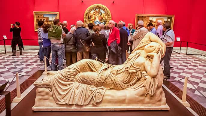 Florencia: entrada programada para la Galería Uffizi