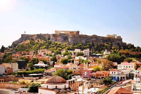 Marchés, ruines et Athènes antique avec un localVisite privée à pied