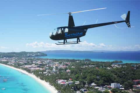 Boracay: Helicopter Sightseeing Tour with Hotel Pickup
