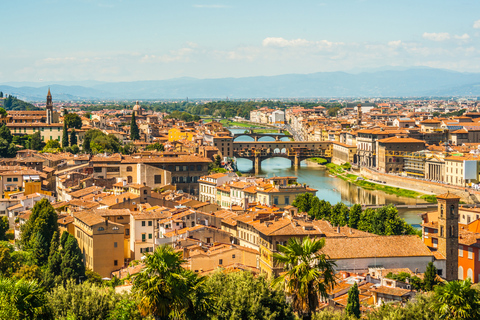 Desde Roma: billetes de tren a Florencia y Uffizi sin colasAsistente de turismo de habla inglesa