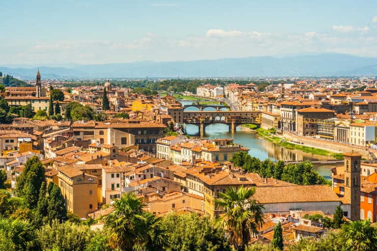 Von Rom: Zug nach Florenz & Uffizien ohne AnstehenEnglischsprachiger Reiseleiter