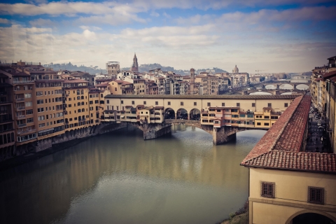 Von Rom: Zug nach Florenz & Uffizien ohne AnstehenSpanisch sprechender Reiseleiter