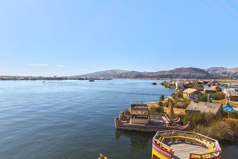Puno: Uros Floating Islands + Taquile Natural Island (Full Day) with Guide Puno: Floating Uros Islands + Taquile Natural Island (Full Day) with Guide