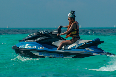 Cancún: passeio guiado de jet ski no mangue