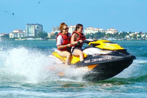 Cancún: passeio guiado de jet ski no mangue