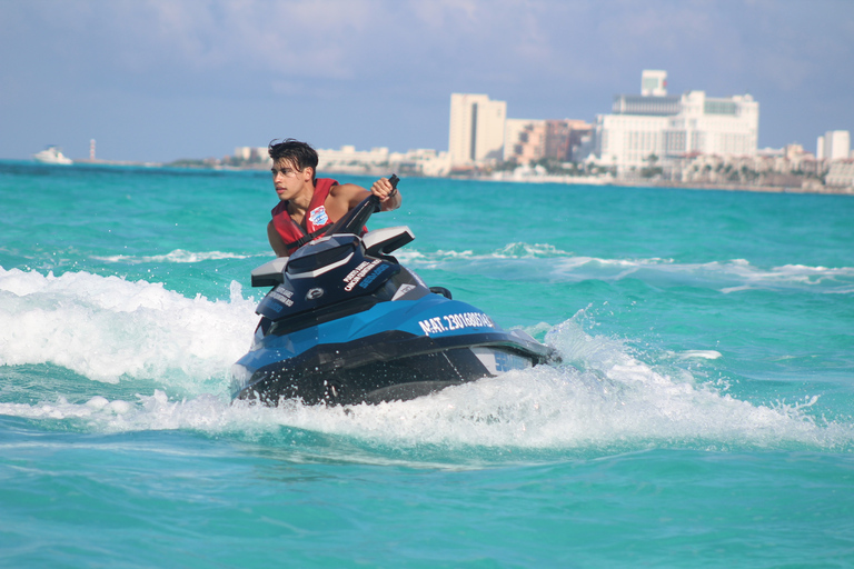 Cancún: passeio guiado de jet ski no mangue