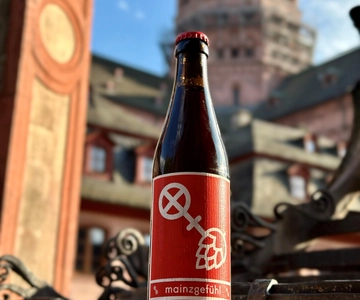 Magonza: degustazione di birra Eulchen nel mainz STORE