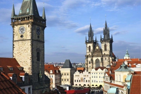 Prague: visite à pied d'une demi-journée des principaux attraits de la villeTour pivot en allemand