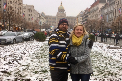 Prague: visite à pied d'une demi-journée des principaux attraits de la villeTour pivot en allemand