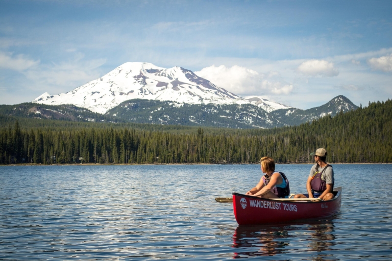 Bend: tour en canoa de medio día con cervezas y vistas en los lagos Cascade