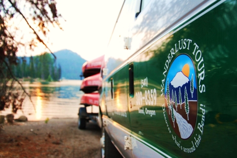 Bend: Halbtägige Brews & Views Kanutour auf den Cascade Lakes